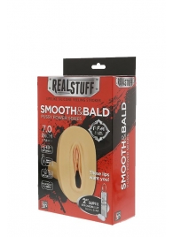 Мастурбатор-вагина с вибрацией и выносным пультом управления REALSTUFF SMOOTH   BALD - Dream Toys - в Пушкино купить с доставкой