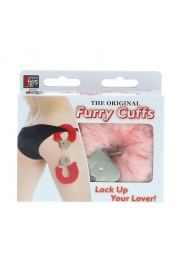 Металлические наручники с розовой меховой опушкой METAL HANDCUFF WITH PLUSH PINK - Dream Toys - купить с доставкой в Пушкино