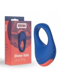 Синее эрекционное кольцо RRRING Dinner Date Cock Ring - FeelzToys - в Пушкино купить с доставкой