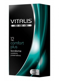 Контурные презервативы VITALIS PREMIUM comfort plus - 12 шт. - Vitalis - купить с доставкой в Пушкино
