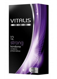 Презервативы с утолщённой стенкой VITALIS PREMIUM strong - 12 шт. - Vitalis - купить с доставкой в Пушкино