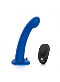 Синяя насадка Remote Control P-Spot G-Spot с черными трусиками - 20 см. - Pegasus - купить с доставкой в Пушкино