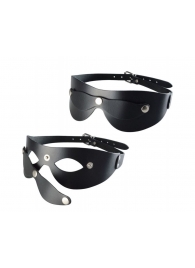 Черная кожаная маска  Новичок - Sitabella - купить с доставкой в Пушкино