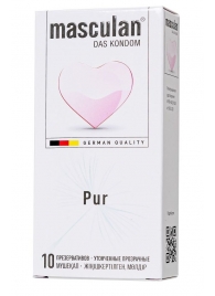 Супертонкие презервативы Masculan Pur - 10 шт. - Masculan - купить с доставкой в Пушкино