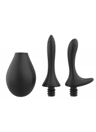 Черный анальный душ Nexus Anal Douche Set с 2 сменными насадками - Nexus Range - купить с доставкой в Пушкино