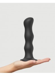 Черная насадка Strap-On-Me Dildo Geisha Balls size XL - Strap-on-me - купить с доставкой в Пушкино