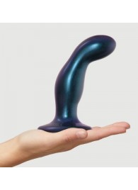 Темно-синяя насадка Strap-On-Me Dildo Plug Snaky size M - Strap-on-me - купить с доставкой в Пушкино
