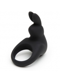 Черное эрекционное виброкольцо Happy Rabbit Rechargeable Rabbit Cock Ring - Happy Rabbit - в Пушкино купить с доставкой