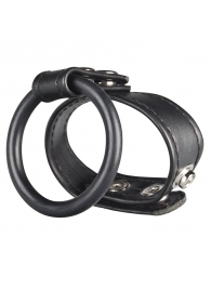 Двойное кольцо выносливости на пенис DUAL STAMINA RING - BlueLine - в Пушкино купить с доставкой