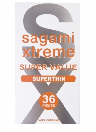 Ультратонкие презервативы Sagami Xtreme Superthin - 36 шт. - Sagami - купить с доставкой в Пушкино