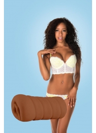 Коричневый мастурбатор-вагина BRIANNA - Dream Toys - в Пушкино купить с доставкой
