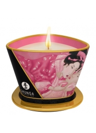 Массажная свеча Rose Petals с ароматом розы - 170 мл. - Shunga - купить с доставкой в Пушкино