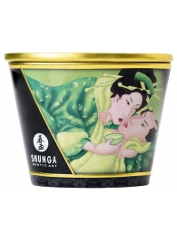 Массажная свеча Exotic Green Tea с ароматом зелёного чая - 170 мл. - Shunga - купить с доставкой в Пушкино