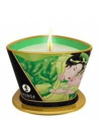 Массажная свеча Exotic Green Tea с ароматом зелёного чая - 170 мл. - Shunga - купить с доставкой в Пушкино