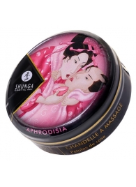 Массажная свеча Rose Petals с ароматом розы - 30 мл. - Shunga - купить с доставкой в Пушкино