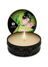 Массажная свеча Exotic Green Tea с ароматом зелёного чая - 30 мл. - Shunga - купить с доставкой в Пушкино