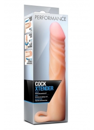 Телесная насадка на пенис Cock Xtender - 17,7 см. - Blush Novelties - в Пушкино купить с доставкой