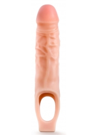 Телесная насадка на пенис 9 Inch Cock Sheath Extender - 22,2 см. - Blush Novelties - в Пушкино купить с доставкой