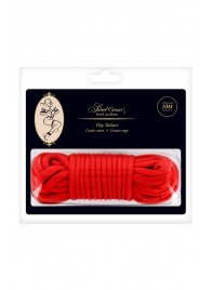 Красная веревка для фиксации - 10 м. - Sweet Caress - купить с доставкой в Пушкино