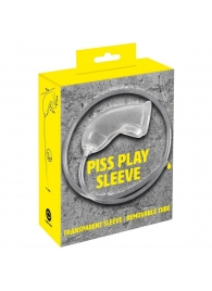 Прозрачная насадка на пенис Piss Play Sleeve для игр с мочеиспусканием - Orion - купить с доставкой в Пушкино