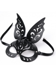 Черная ажурная маска  Зайка  с ушками - Crazy Handmade - купить с доставкой в Пушкино