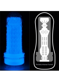Светящийся в темноте мастурбатор Lumino Play Masturbator Pocketed - Lovetoy - в Пушкино купить с доставкой
