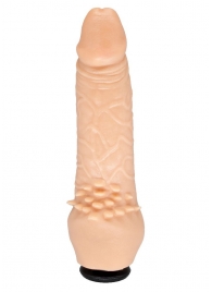Телесная насадка-фаллос с шипами для массажа клитора - 17,8 см. - LOVETOY (А-Полимер) - купить с доставкой в Пушкино