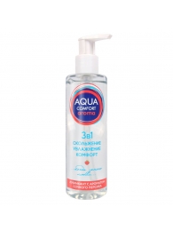 Гель-лубрикант на водной основе Aqua Comfort Aroma с ароматом персика - 195 гр. - Биоритм - купить с доставкой в Пушкино