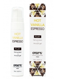 Возбуждающий гель Hot Vanilla Espresso Arousal Gel - 15 мл. - Exsens - купить с доставкой в Пушкино