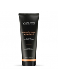 Массажный легкий крем WICKED Orange Blossom plus Patchouli - 120 мл. - Wicked - купить с доставкой в Пушкино