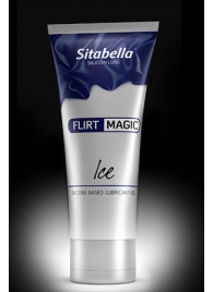 Силиконовая гель-смазка FLIRT MAGIC Ice с лёгким пролонгирующим эффектом - 75 мл. - Sitabella - купить с доставкой в Пушкино