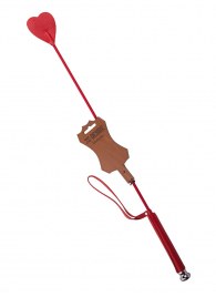 Стек с красным наконечником-сердечком - 70 см. - Sitabella - купить с доставкой в Пушкино