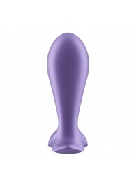 Фиолетовый анальный вибростимулятор Intensity Plug - Satisfyer - в Пушкино купить с доставкой