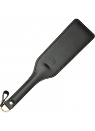 Черная кожаная шлепалка SitaBlack - 30 см. - Sitabella - купить с доставкой в Пушкино