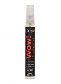 Оральный спрей ORGIE Wow! Strawberry Ice Blowjob Spray с охлаждающим и возбуждающим эффектом - 10 мл. - ORGIE - купить с доставкой в Пушкино