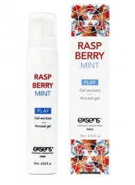Возбуждающий гель Raspberry Mint с ароматом малины и мяты - 15 мл. - Exsens - купить с доставкой в Пушкино