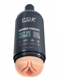 Телесный мастурбатор-вагина Shower Therapy Milk Me Honey - Pipedream - в Пушкино купить с доставкой
