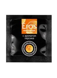 Саше массажного масла Eros exotic с ароматом персика - 4 гр. - Биоритм - купить с доставкой в Пушкино
