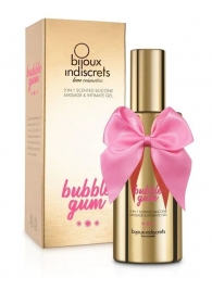 Гель с ароматом жвачки Bubblegum 2-in-1 Scented Silicone Massage And Intimate Gel - 100 мл. - Bijoux Indiscrets - купить с доставкой в Пушкино