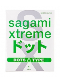 Презерватив Sagami Xtreme Type-E с точками - 1 шт. - Sagami - купить с доставкой в Пушкино