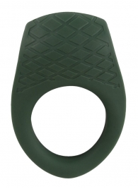 Зеленое эрекционное виброкольцо Luxurious Vibro Cock Ring - Orion - в Пушкино купить с доставкой