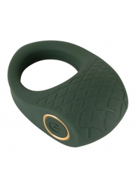 Зеленое эрекционное виброкольцо Luxurious Vibro Cock Ring - Orion - в Пушкино купить с доставкой