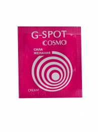 Стимулирующий интимный крем для женщин Cosmo G-spot - 2 гр. - Биоритм - купить с доставкой в Пушкино
