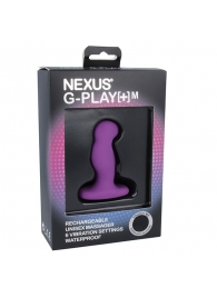 Фиолетовая вибровтулка Nexus G-Play+ M - Nexus Range - в Пушкино купить с доставкой