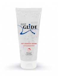 Лубрикант на водной основе Just Glide Strawberry с ароматом клубники - 200 мл. - Orion - купить с доставкой в Пушкино
