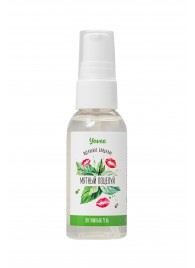 Съедобная гель-смазка Yovee «Мятный поцелуй» с Д-пантенолом и вкусом мяты - 50 мл. - ToyFa - купить с доставкой в Пушкино