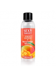 Массажное масло Sexy Sweet Juicy Mango с феромонами и ароматом манго - 75 мл. - Биоритм - купить с доставкой в Пушкино