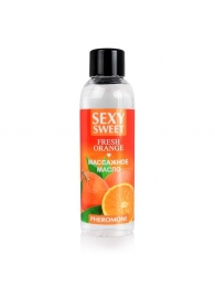 Массажное масло Sexy Sweet Fresh Orange с ароматом апельсина и феромонами - 75 мл. - Биоритм - купить с доставкой в Пушкино