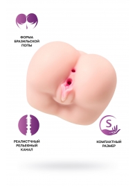 Реалистичный мастурбатор Paula с 2 любовными тоннелями - ToyFa - в Пушкино купить с доставкой