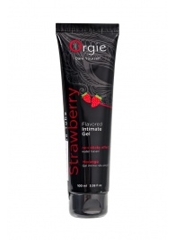 Интимный гель на водной основе Lube Tube Strawberry с клубничным вкусом - 100 мл. - ORGIE - купить с доставкой в Пушкино